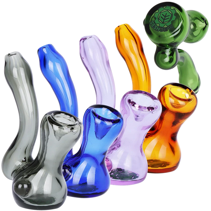 AFG Distribution Canada - SESHGEAR - Sherlock Jr. Mini Glass Hand Pipe 2.5" Main Image