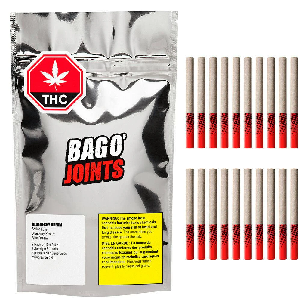 BIG BAG O' BUDS - Blueberry Dream 20 x 0.4g Pre-Rolls Main Image