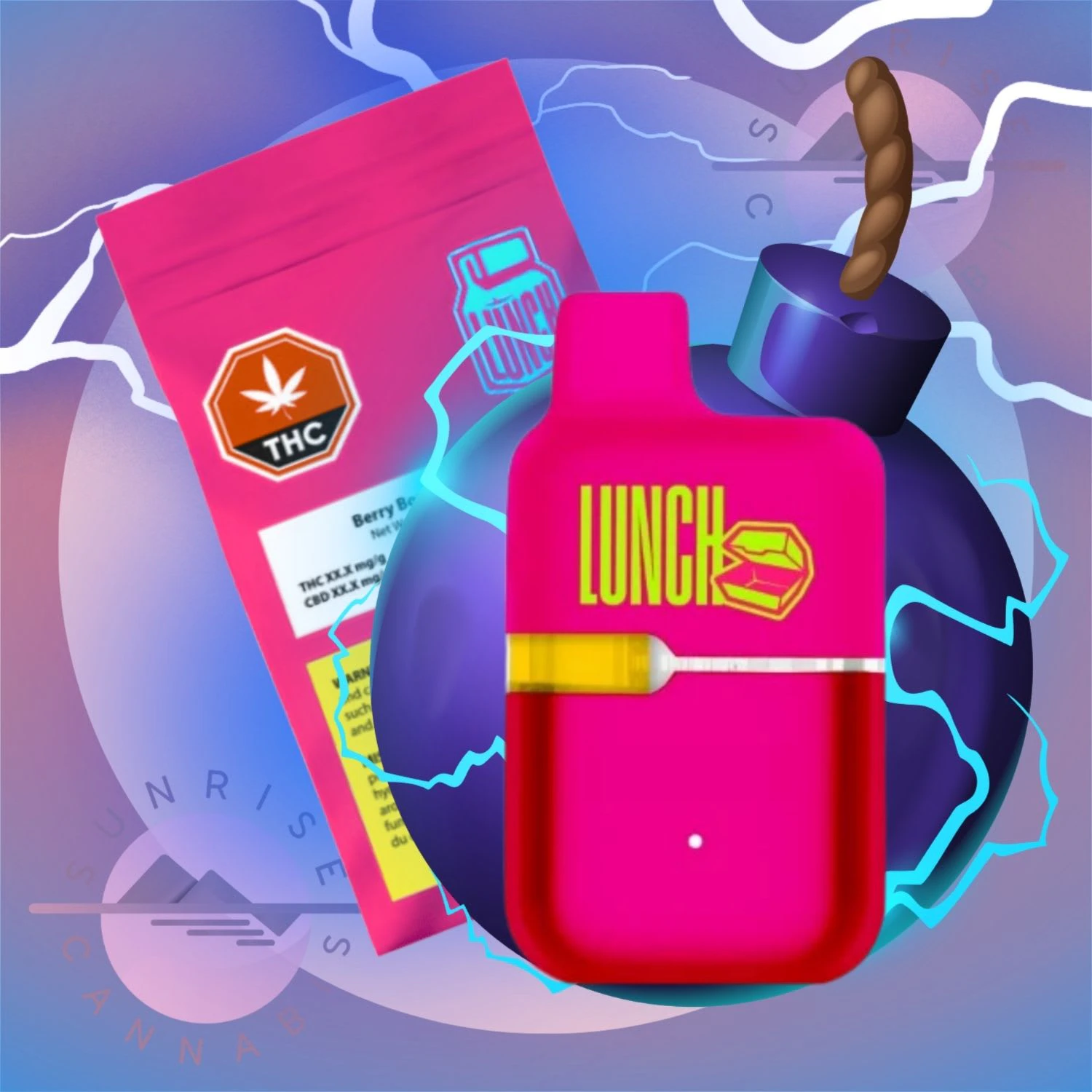 Lunch - BERRY BOMB DISPO - LUNCH - 1.2G Main Image