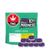 No Future Ratio'D Moon Berry THC:CBD:CBN Mega Pk Gummies - 10 X 10mg