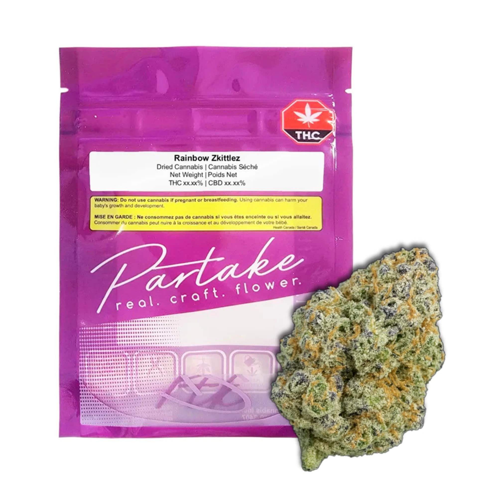 Partake Cannabis - Rainbow Zkittlez Main Image