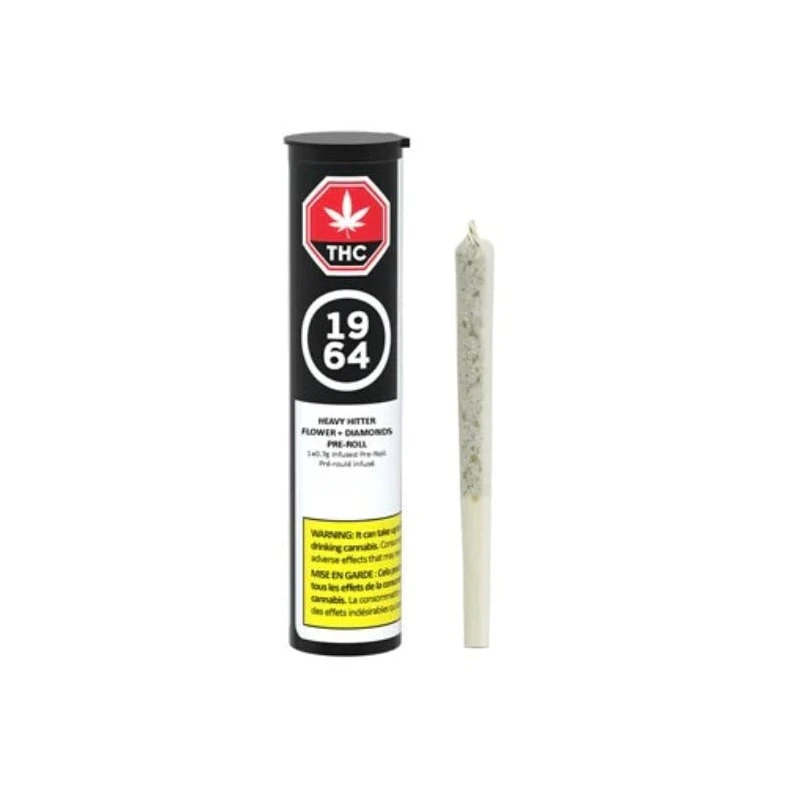 1964 - Heavy Hitter 1 x 0.5g Flower & Diamonds Infused Pre-Roll - 1964 Main Image