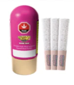Flavour Bomb 50 Atomic Peach 3 x 0.5g Diamond Infused Pre-Rolls - Nugz