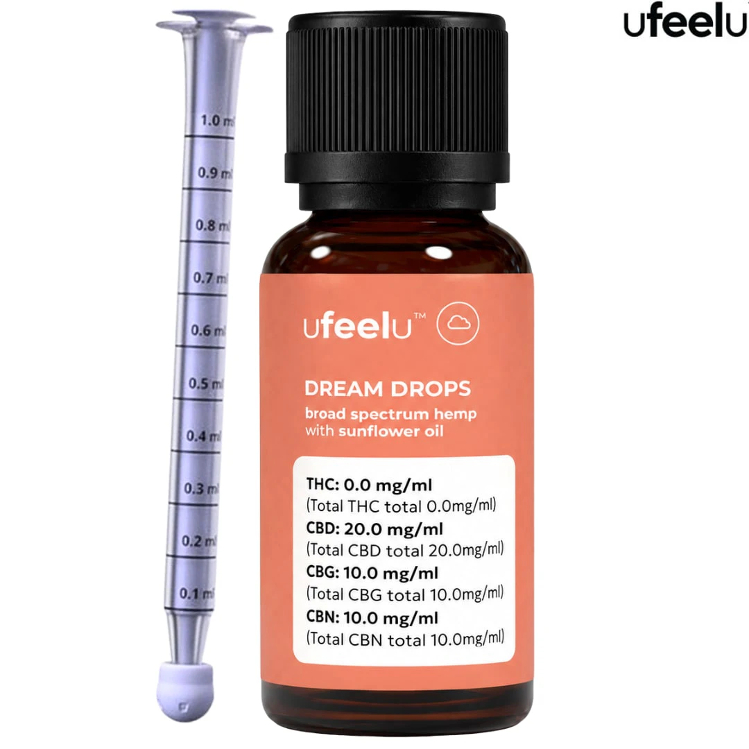 ufeelu - Ufeelu | 2:1:1 Dream Drops CBD:CBN:CBG Oils | 30ml Main Image