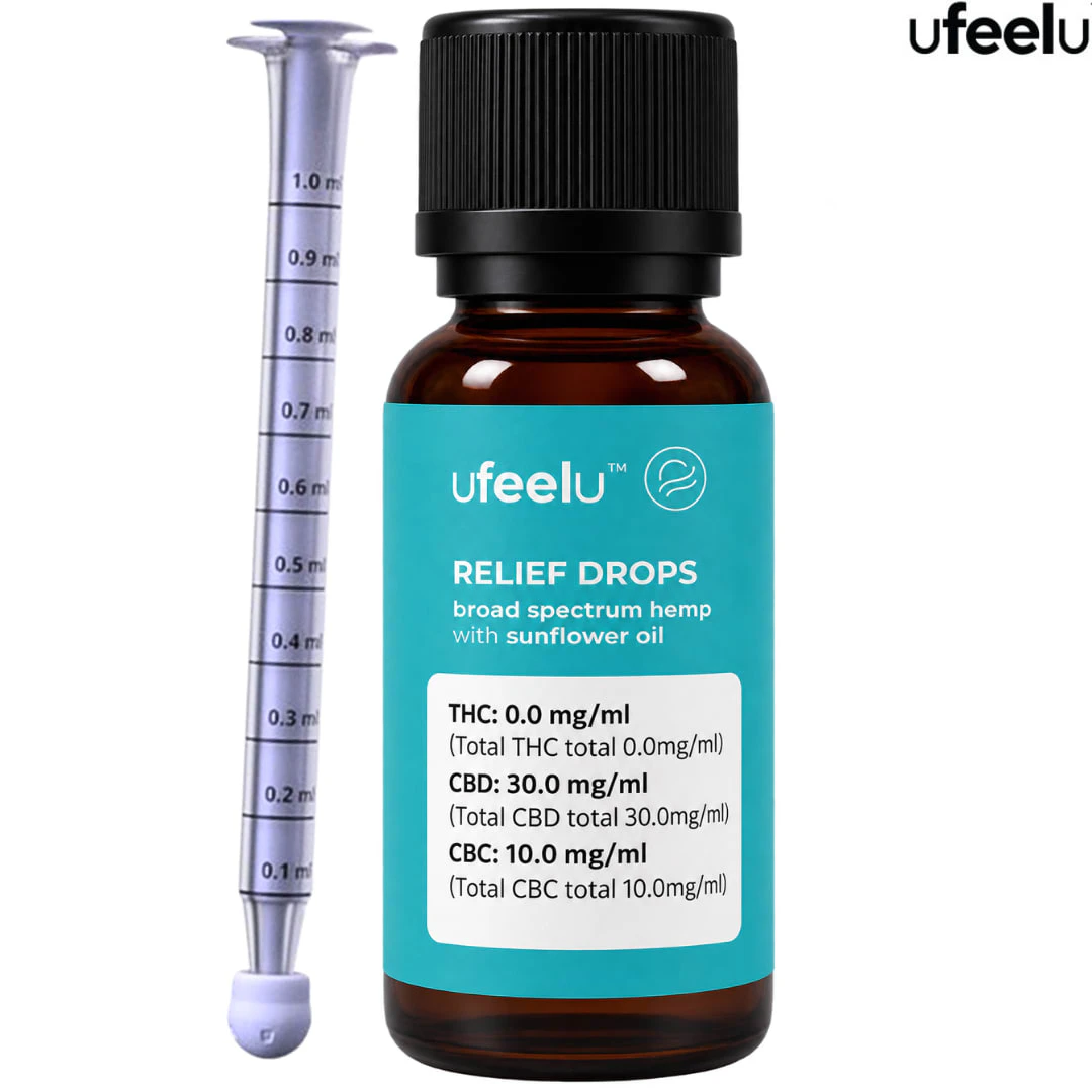 ufeelu - Ufeelu | 3:1 Relief Drops CBD:CBC | 30ml Main Image