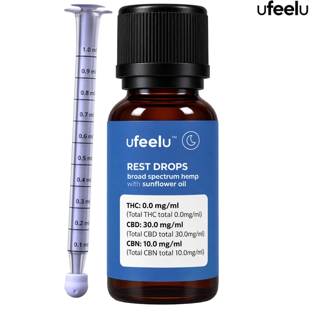 ufeelu - Ufeelu | 3:1 Rest Drops CBD:CBN | 30ml Main Image