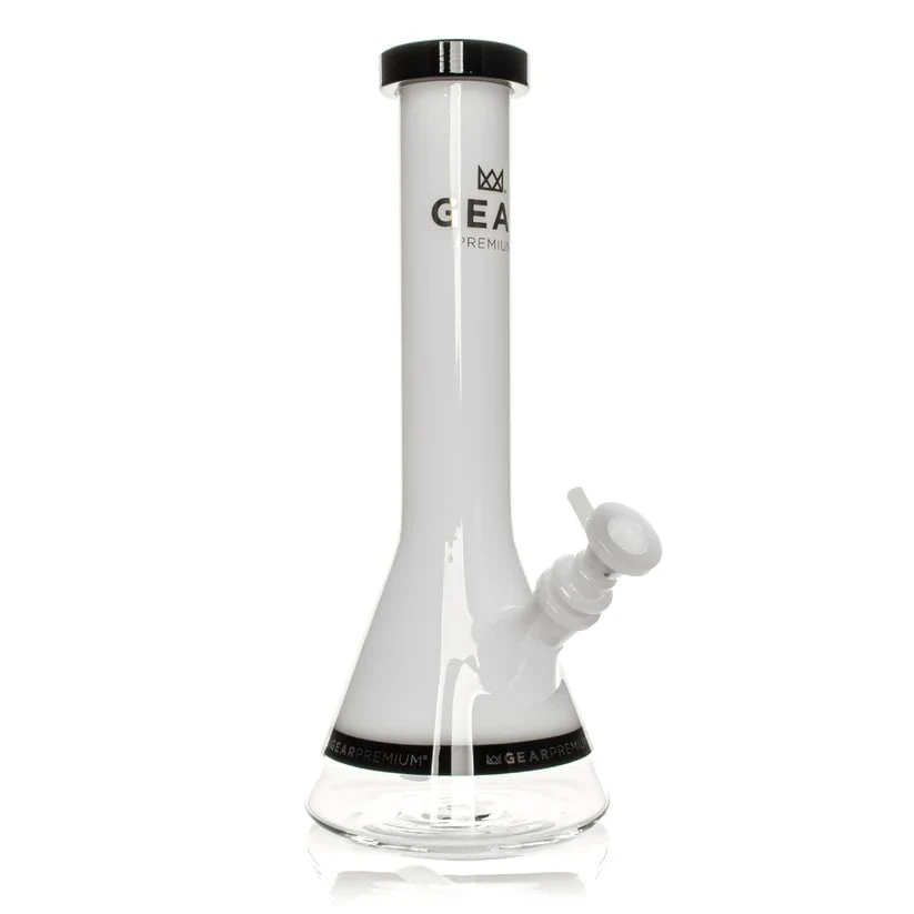 GEAR PREMIUM - Gear Premium 12" Tuxedo Swank Bong - White w/ Black Main Image