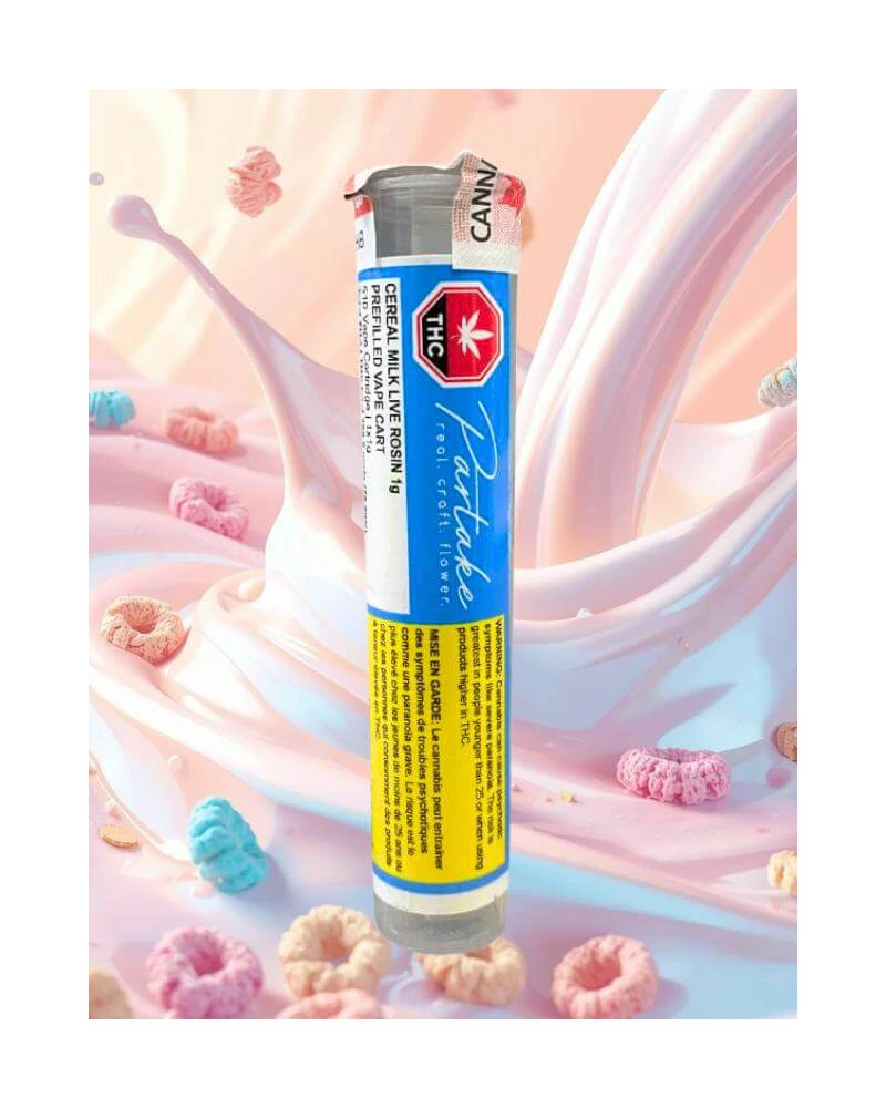 Partake - Partake Cereal Milk Live Rosin 1g Prefilled Vape Cartridge Main Image