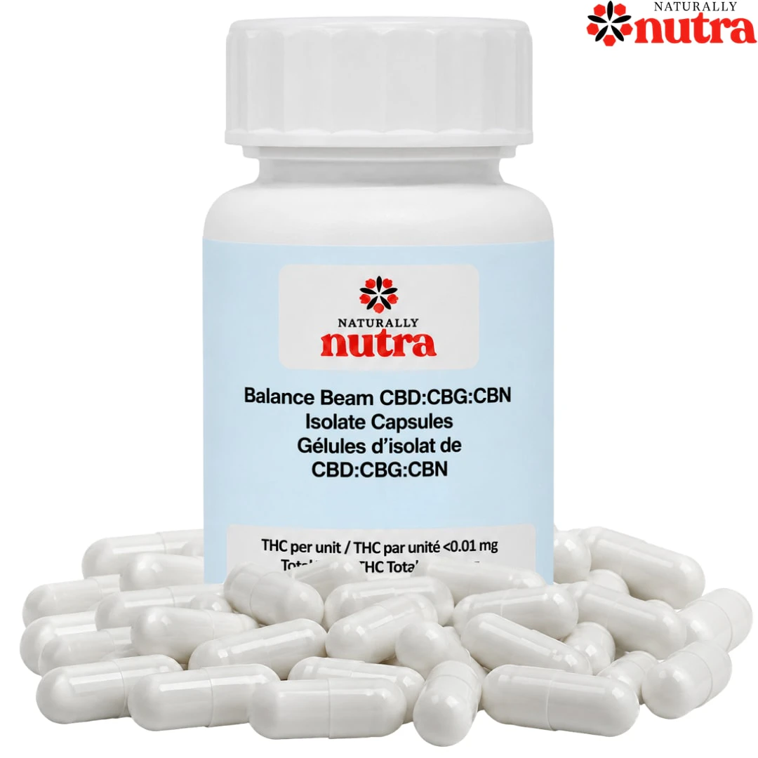 Naturally Nutra - Naturally Nutra | Balance Beam CBD:CBG:CBN Softgels | 30caps Main Image