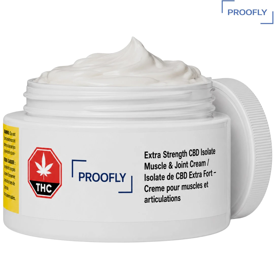 PROOFLY - Proofly | Extra Strength CBD Isolate 2000 THC Free Relief Muscle Joint Topical | 100g Main Image