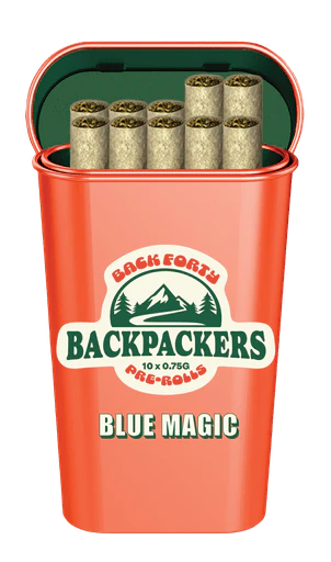 BACK FORTY - Backpackers Blue Magic 10 x 0.75g Pre-Rolls Main Image