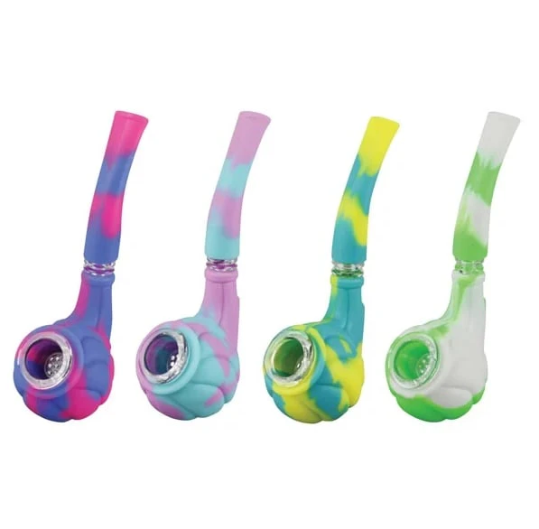 AFG - Silicone Handpipe w/Glass Screen | Assorted Colours Main Image