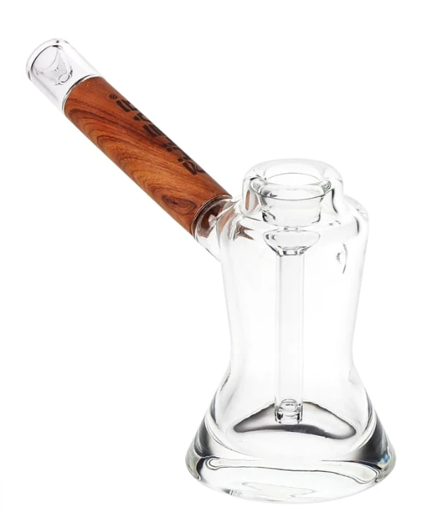 PULSAR - Pulsar | Wood on Glass Bubbler | 6" Main Image
