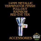 14mm Metallic Terminator Finish Pull-Out - Rainbow
