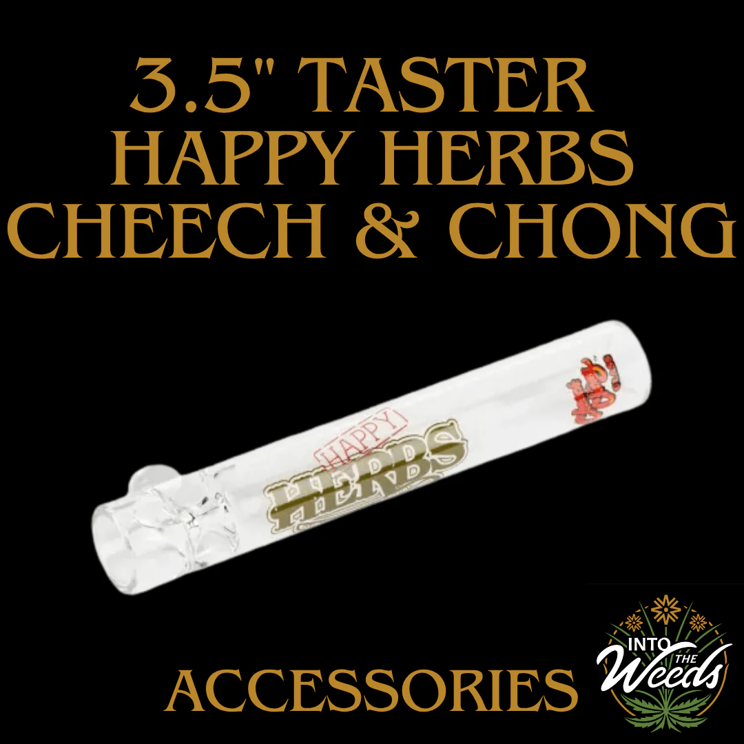 Cheech & Chong Glass - 3.5" Taster - Happy Herbs Main Image