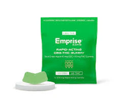 Emprise Rapid - Emprise Rapid Sour Green Apple Gummy THC:CBG 1 x 10mg Soft Chew Sativa Main Image
