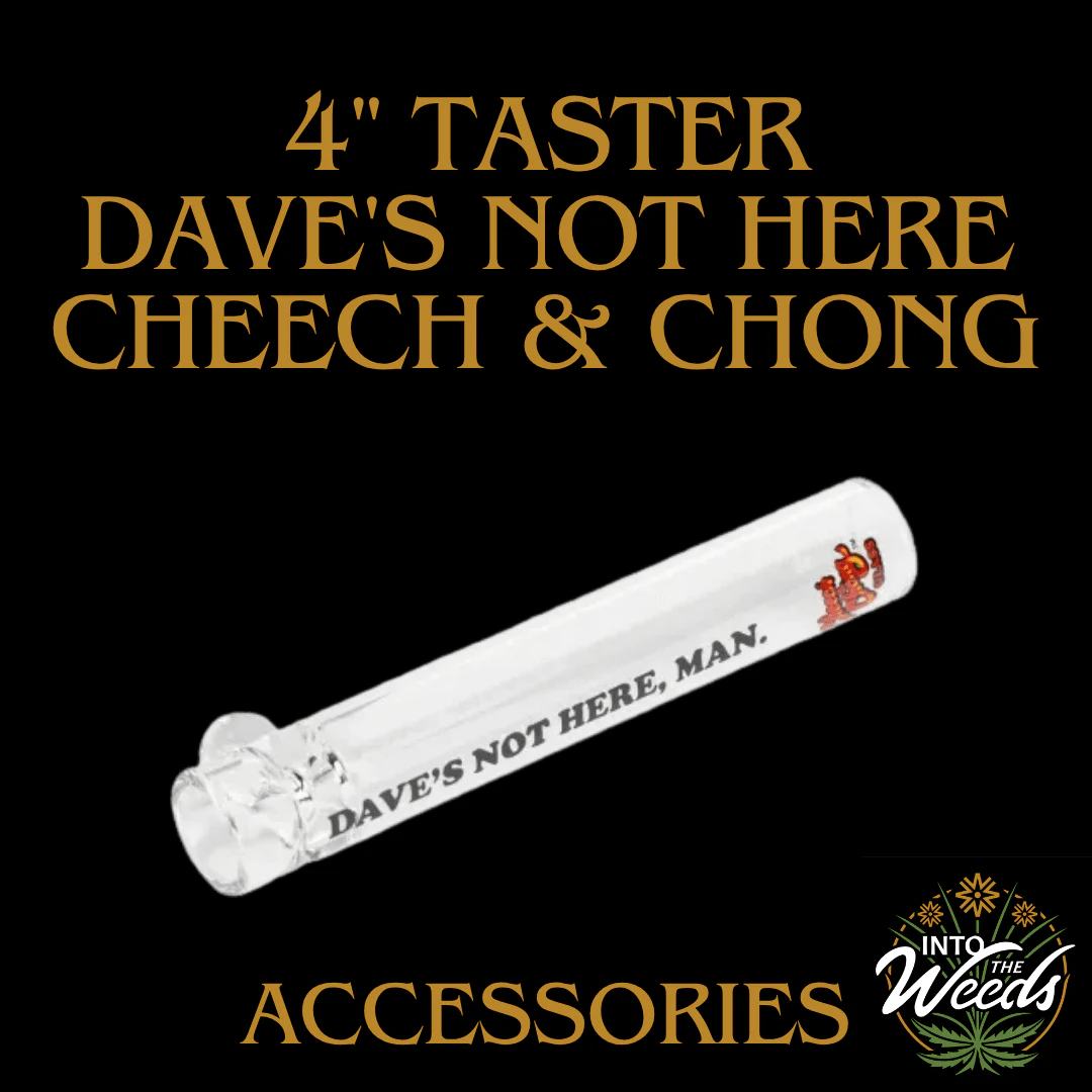 Cheech & Chong Glass - 4" Taster - Dave's Not Here Main Image