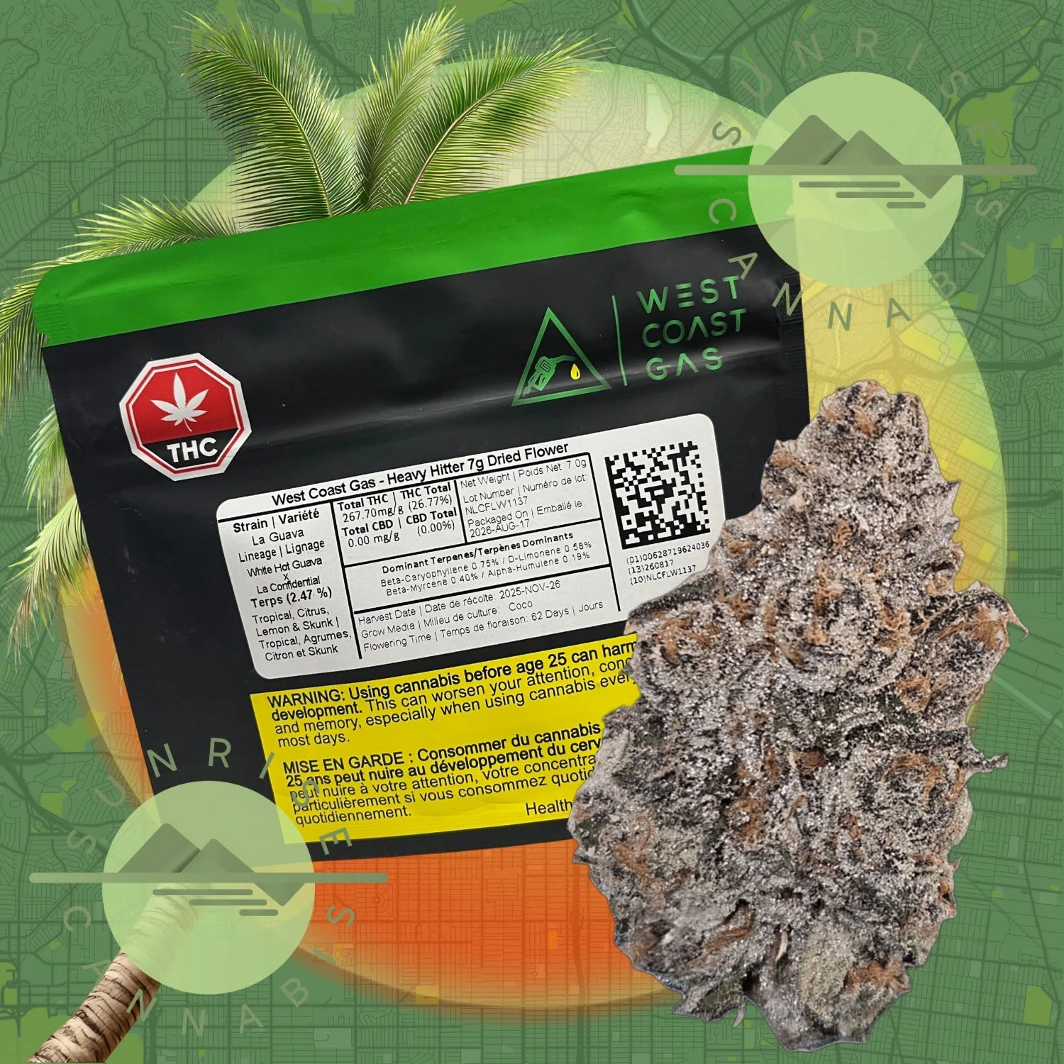West Coast Gas - LA GUAVA - HEAVY HITTER - WEST COAST GAS - (DFG) 7G Main Image