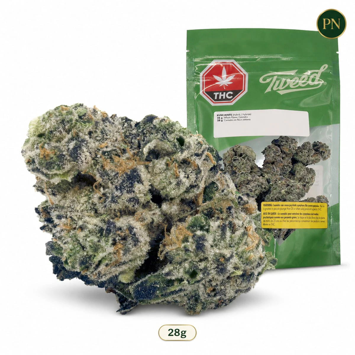 TWEED - Kush Mints (Animal Mints x Bubba Kush) 28g Flower Main Image