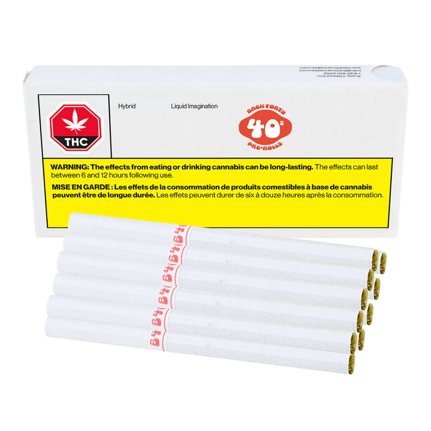 Back Forty - BACK FORTY - LIQUID IMAGINATION PRE-ROLLS - 3.5G Main Image