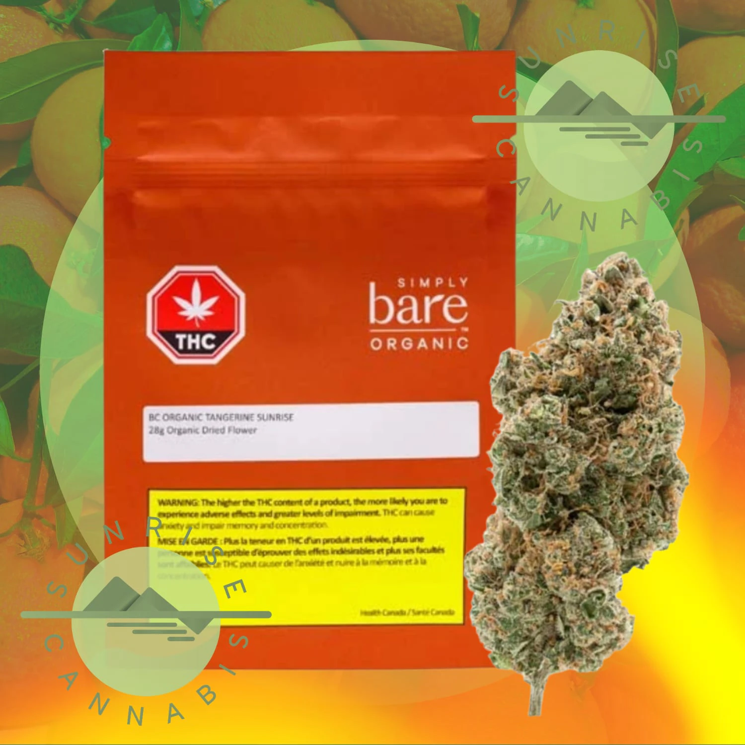 Simply Bare Organic - TANGERINE SUNRISE - SIMPLY BARE - 28G Main Image
