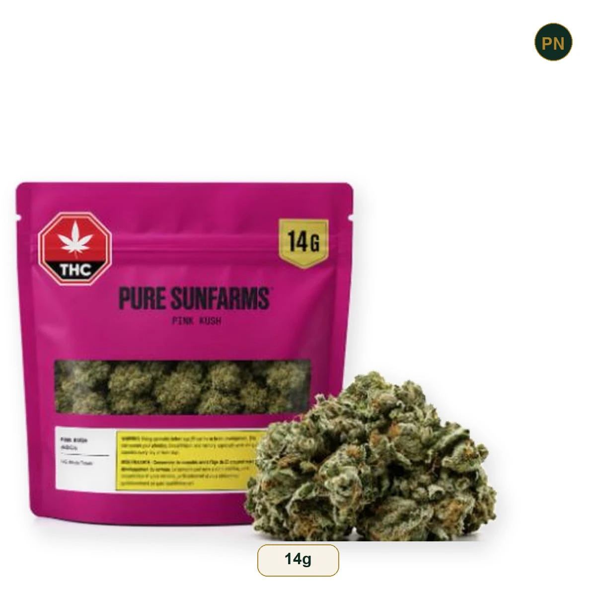 PURE SUNFARMS - Pink Kush 14g Flower Main Image