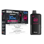 Level X M Series Starter Kit 30ml - Flavour Beast - Trippin' Triple Berry