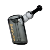 5.5" Marley Mini Barrel Glass Bubbler (Black)