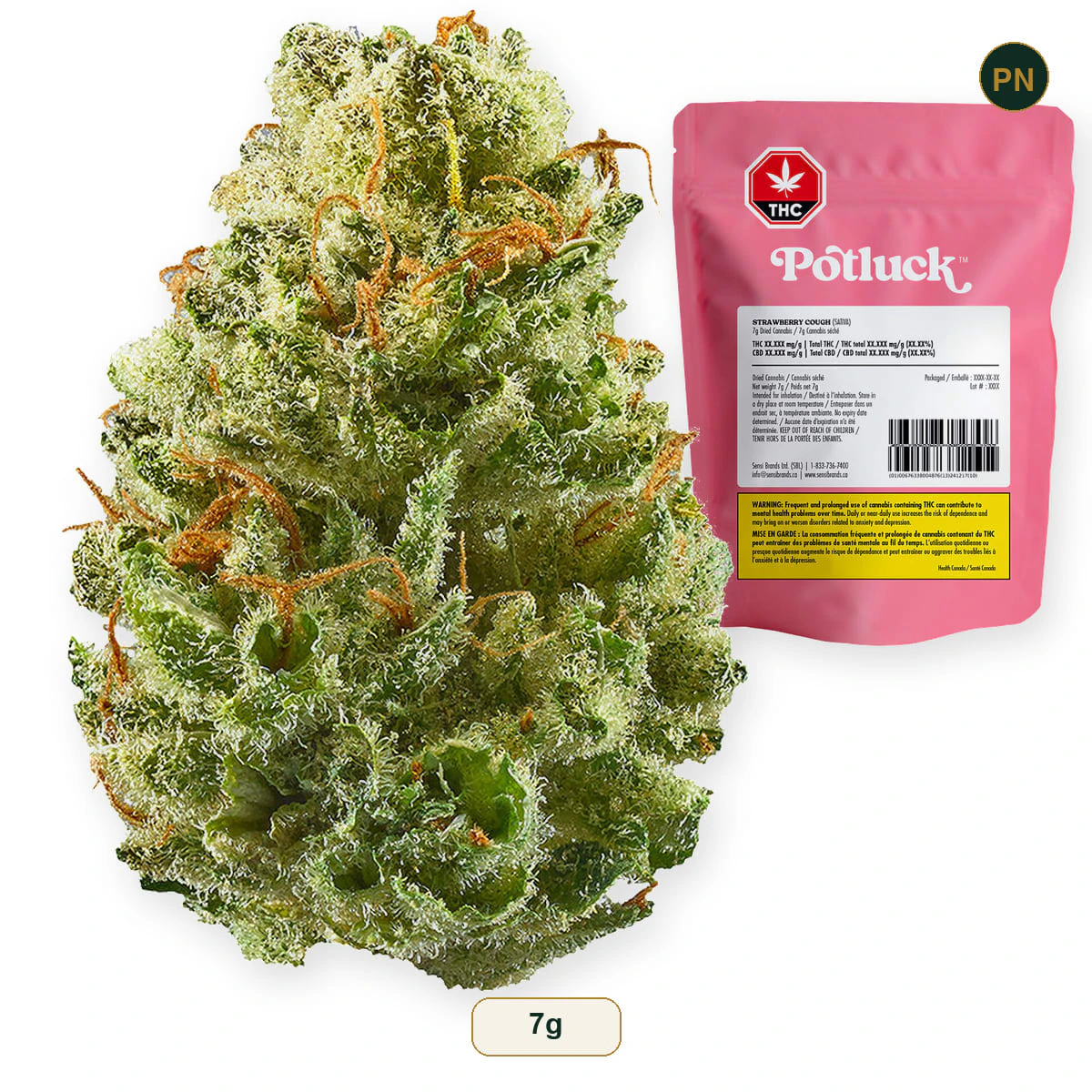 POTLUCK - Strawberry Cough 7g Flower Main Image