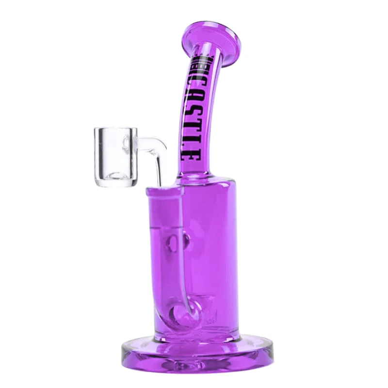 Castle Glass - 8.5" Castle Glass Barrel Rig (Purple) Main Image