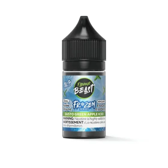 Flavour Beast E-Liquid - Gusto Green Apple Iced - 20mg/30ml Main Image