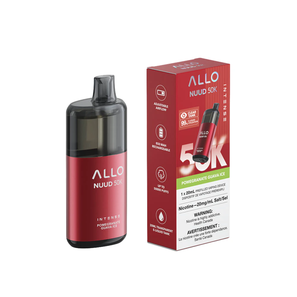 Allo Intense Nuud - Pomegranate Guava Ice - 50K Puffs - 20mg/ml Main Image