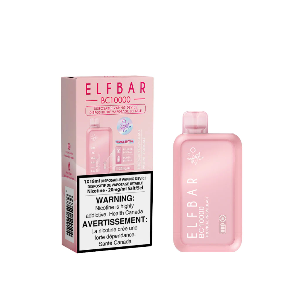 Elf Bar BC10K - Tropical Prism Blast - 10K Puffs - 20gm/ml (18ml) Main Image