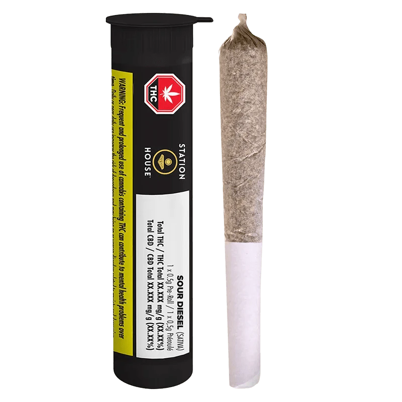 STATION HOUSE - Sour Diesel 1 x 0.5g Pre-Roll by Station House Main Image