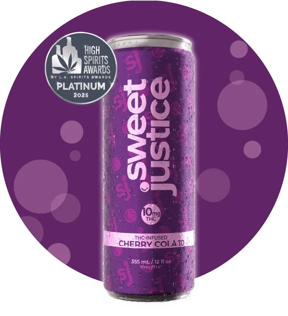 SWEET JUSTICE - Cherry Cola 355mL Beverage by Sweet Justice Main Image