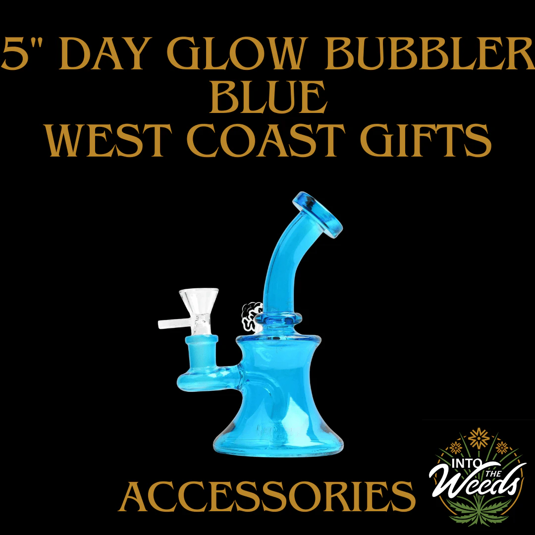 WEST COAST GIFTS - 5" Day Glow Bubbler - Blue Main Image