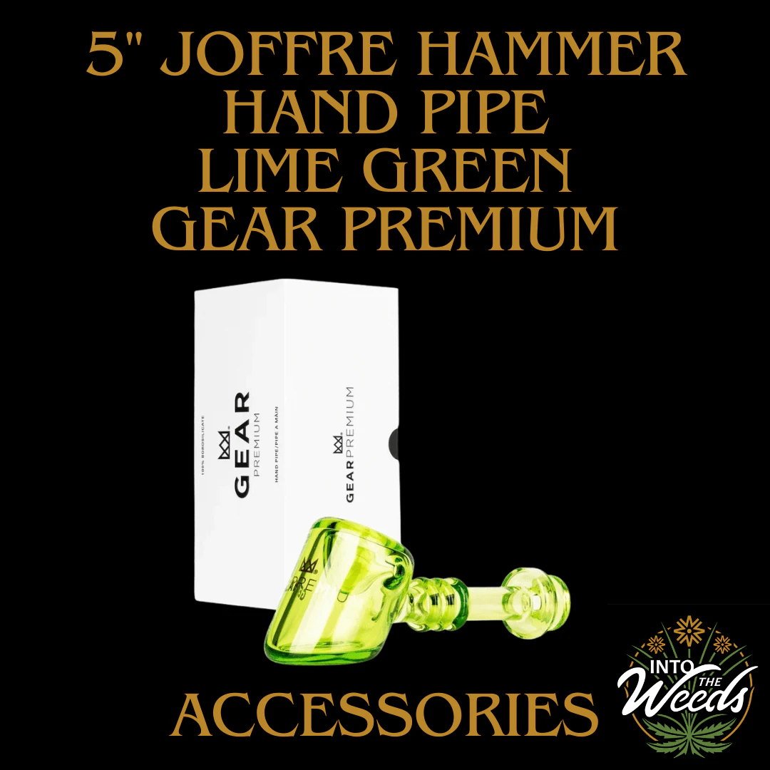 GEAR PREMIUM - 5" Joffre Hammer Hand Pipe - Lime Green Main Image