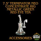 7.5" Terminator Neo Concentrate Rig - Metallic Green