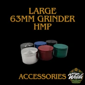 Large 63mm Grinder - Silver