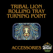 Tribal Lion Rolling Tray - Medium