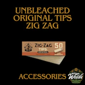 Unbleached Original Tips (Zig Zag)