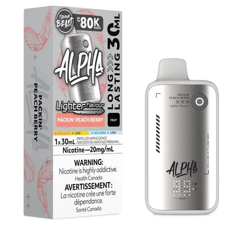 Pacific Smoke International - Flavour Beast Alpha 80k Lighter Flavour - Packin' Peach Berry Main Image