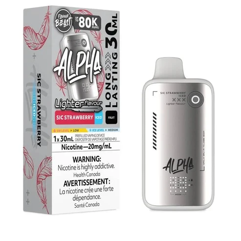Pacific Smoke International - Flavour Beast Alpha 80k Lighter Flavour - Sic Strawberry Iced Main Image