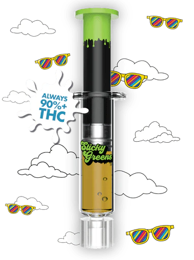 Sticky Greens - Sticky Greens Double Rainbow  Liquid Diamond Syringe - 0.95g Main Image