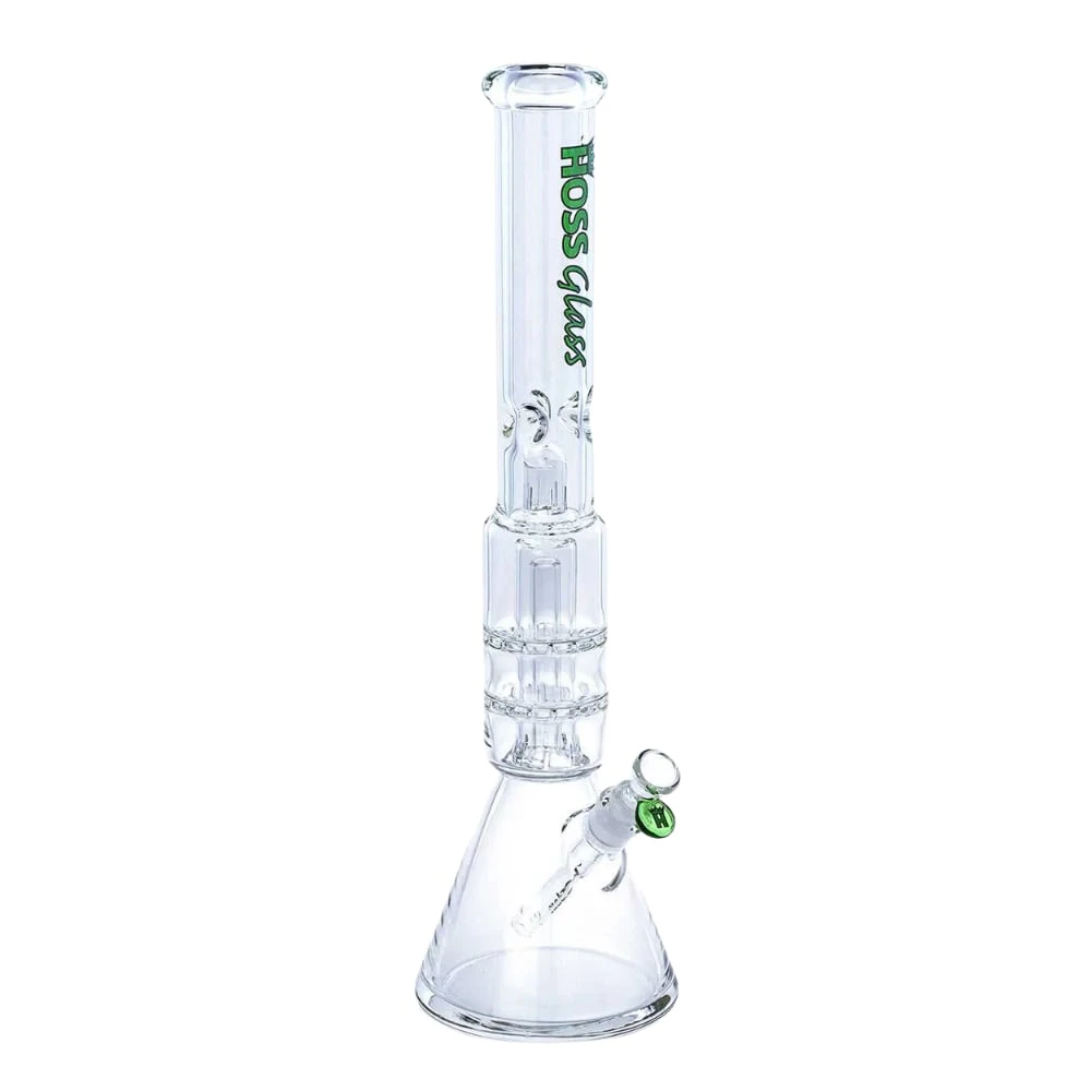 HOSS - Hoss | 20" Double-Disk Percolator Beaker - Green Main Image