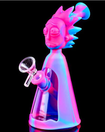 Yolo Cannabis - Managment Corp - Rick N Morty Face Small Bong/Rig Main Image