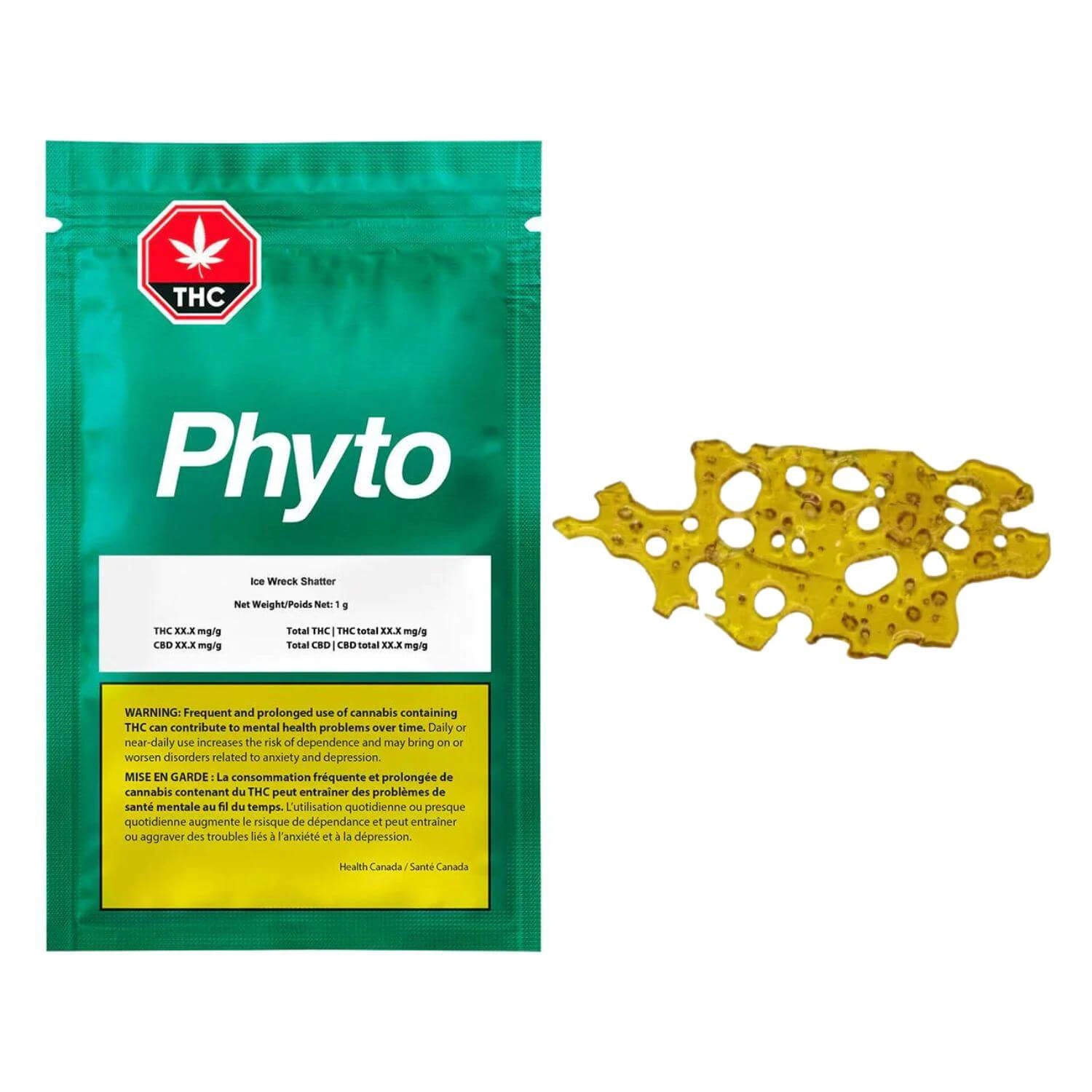PHYTO - Ice Wreck 1g Shatter by Phyto Main Image