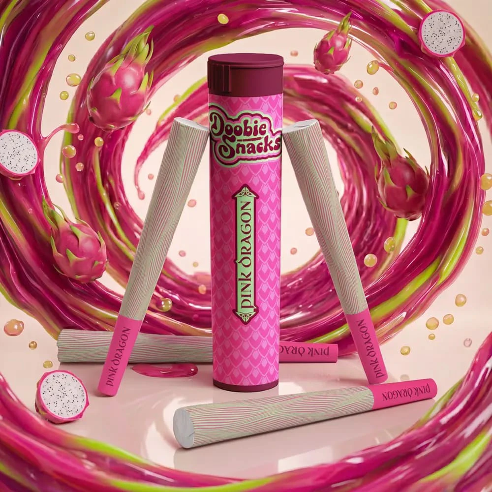 Doobie Snacks - Pink Dragon (0.5g x 4PR) - Doobie Snacks Main Image