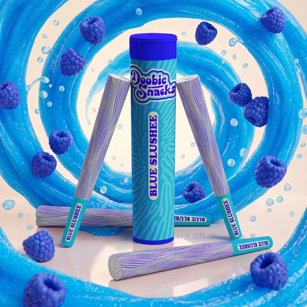 Doobie Snacks - Blue Slushee (0.5g x 4PR) - Doobie Snacks Main Image
