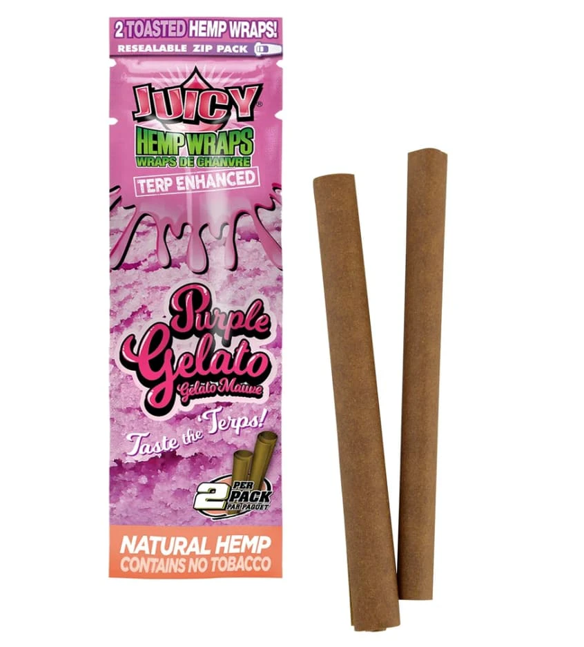 JUICY JAY'S - Juicy - Terp Enhanced Hemp Wraps - Purple Gelato (2-Pack) Main Image